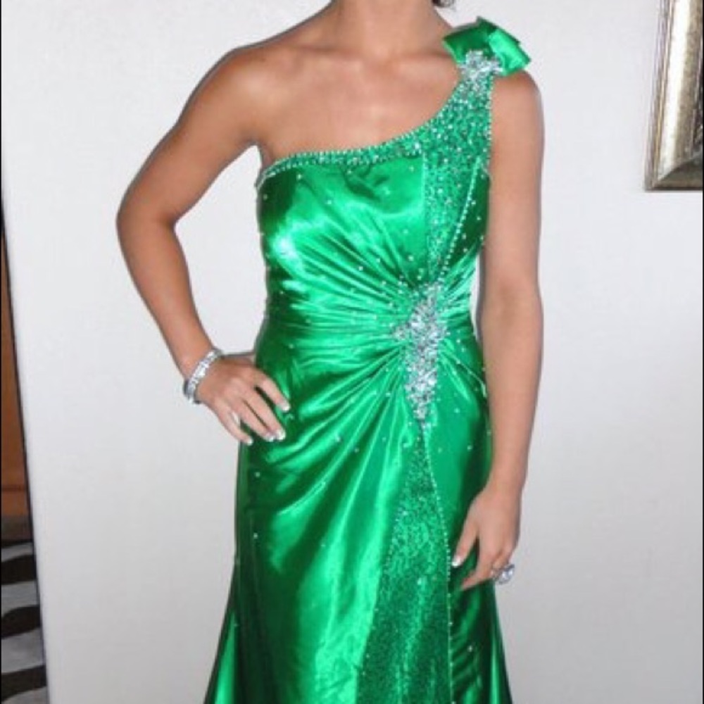 Sequin Green Prom Dress